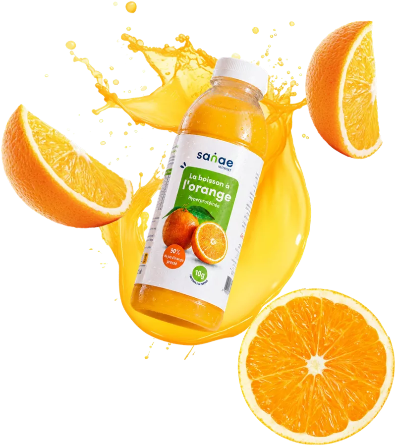 La boisson à l’orange Sanae